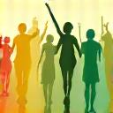Pessoas a interagir em atividades desportivas e de lazer, simbolizando as atividades recreativas e de team building.